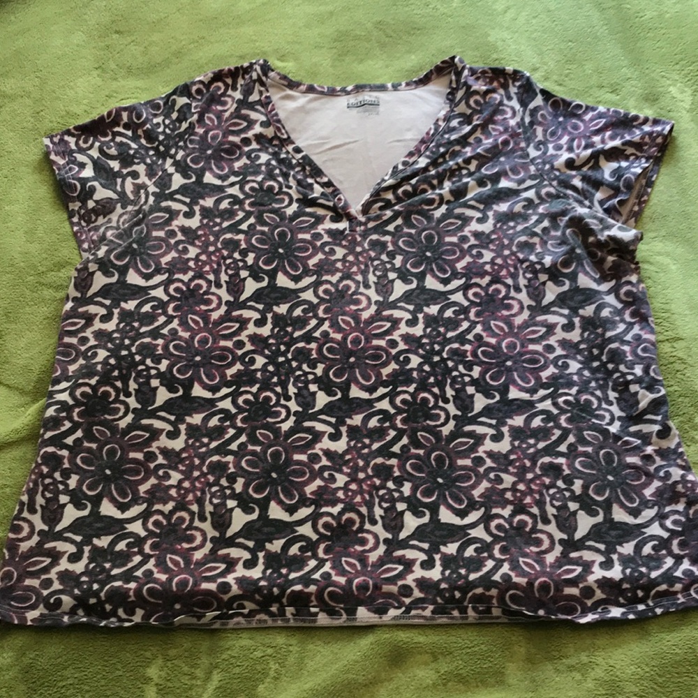 Basic Editions Ladies Short Sleeved Top